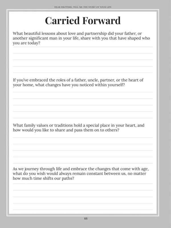 Dear Brother, page 66 — Carried Forward
