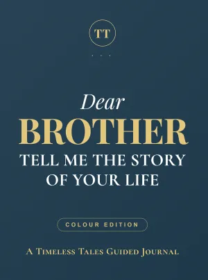 Dear Brother, Tell Me the Story of Your Life — colour edition cover in Slate Navy