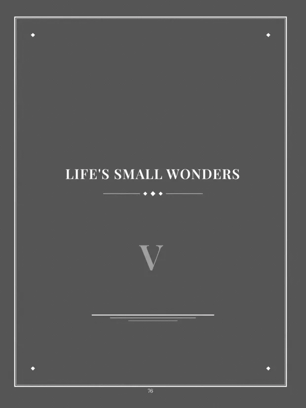 Dear Dad, A chapter opening — pages 76–77, black and white edition