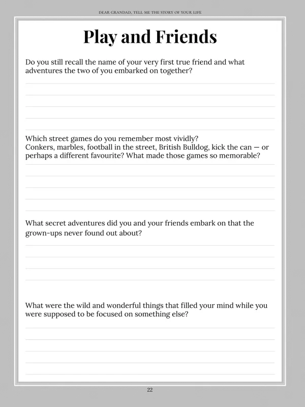 Dear Grandad, page 22 — Play and Friends