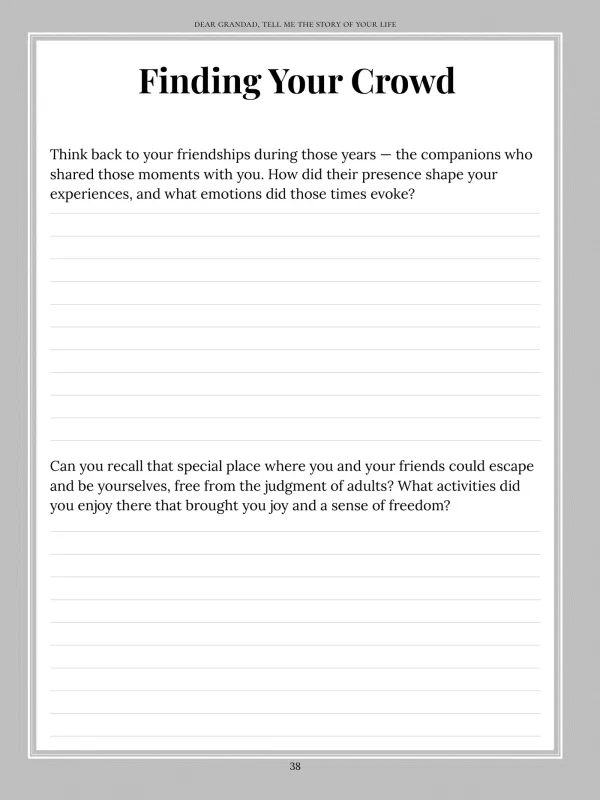 Dear Grandad, page 38 — Finding Your Crowd
