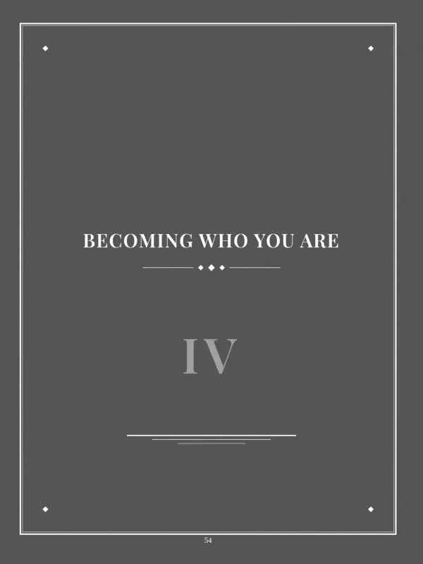 Dear Mum, page 54 — IV · Becoming Who You Are