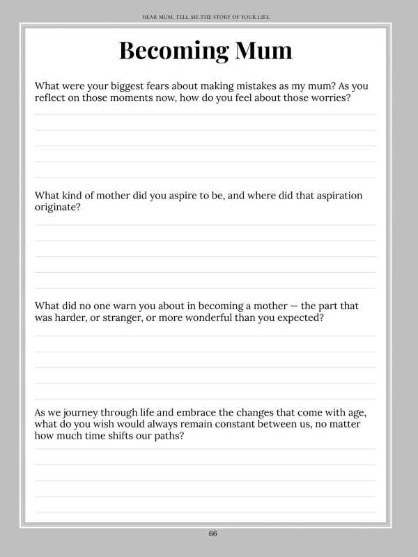 Dear Mum, page 66 — Becoming Mum