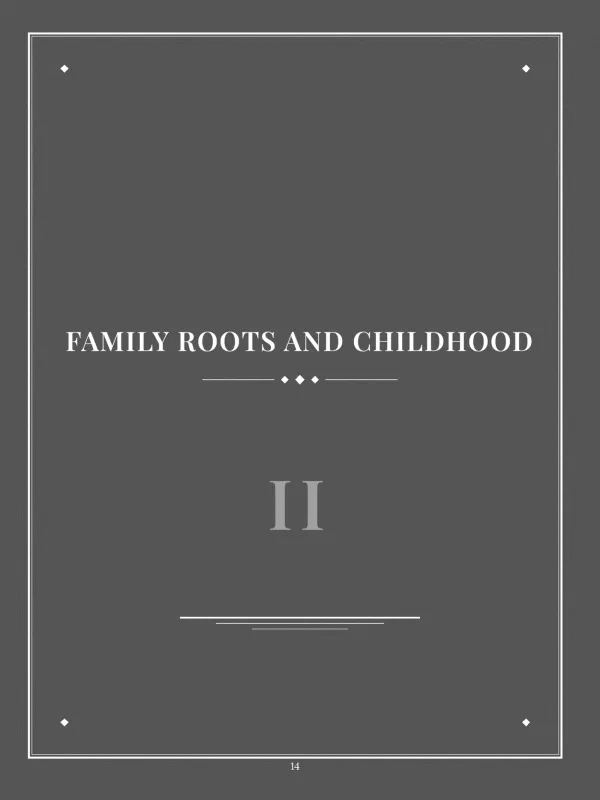 Dear Nan, page 14 — II · Family Roots and Childhood