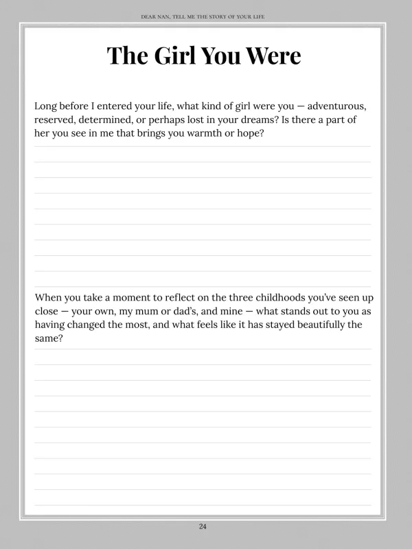 Dear Nan, page 24 — The Girl You Were