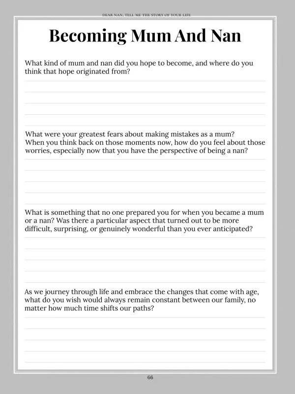 Dear Nan, page 66 — Becoming Mum And Nan