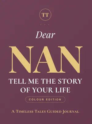 Dear Nan, Tell Me the Story of Your Life — colour edition cover in Mulled Plum