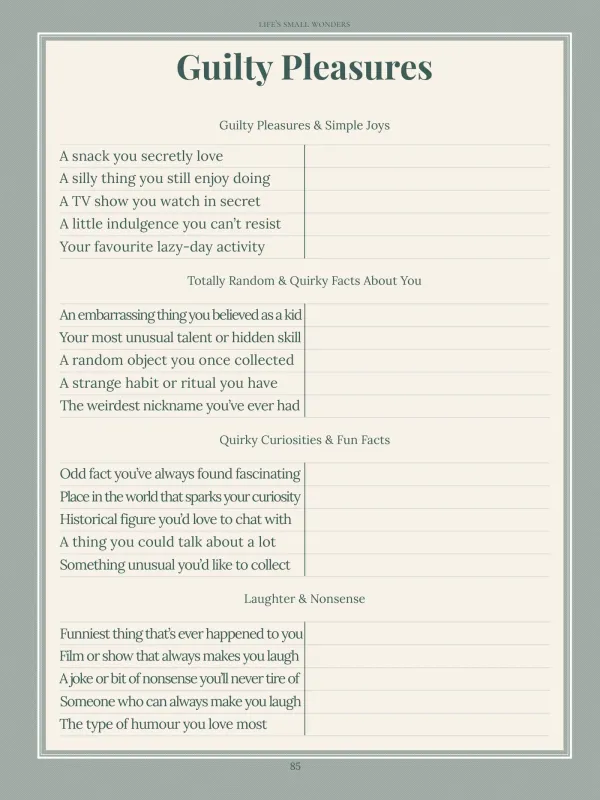 Dear Sister, page 85 in the colour edition — Guilty Pleasures